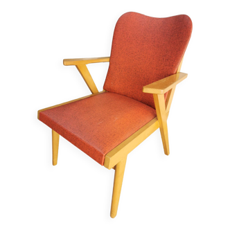 Fauteuil vintage des années 50 60 , rockabilly