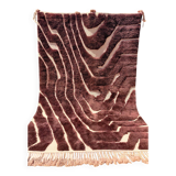 Mrirt rug 300x200 cm – Thick premium wool, abstract chocolate pattern