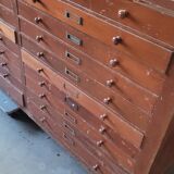 60-drawer shop cabinet - 1950s