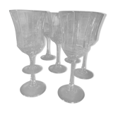 Set de 7 verres à pied