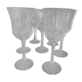 Set de 7 verres à pied