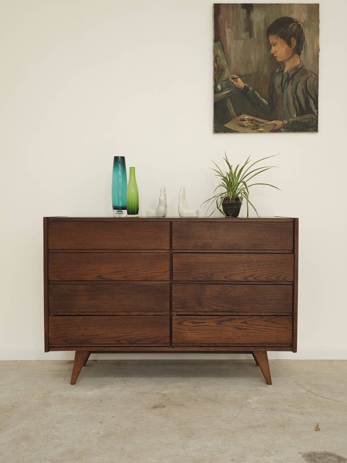 Commode / Buffet U 453 Dark Oak Jiri Jiroutek for Interior Prague 60s