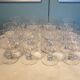 12 faceted crystal stemmed glasses from 1900