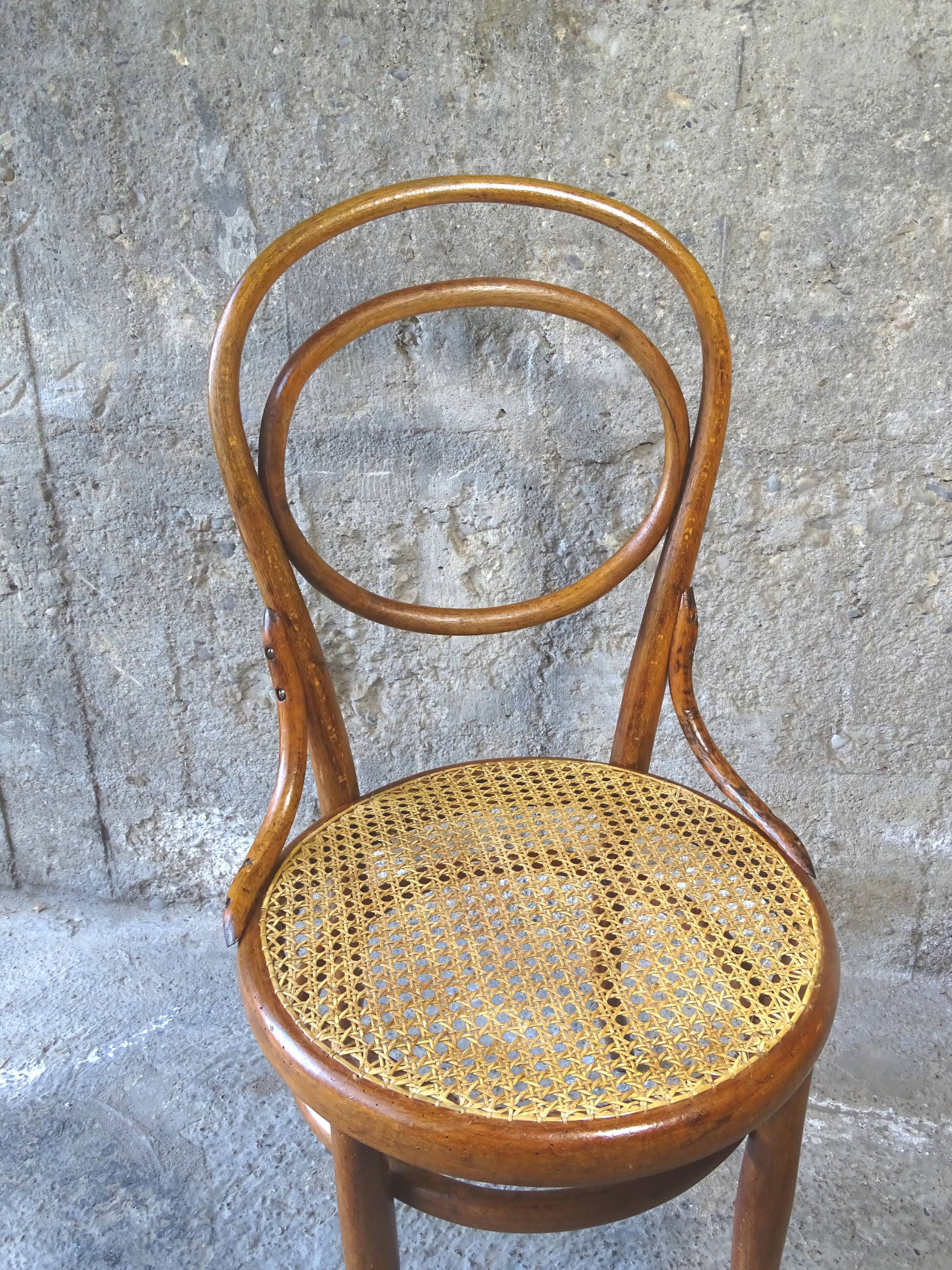 Vienne Thonet No.10 cannée bistro chair 1880