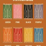 200cm x 100cm traditional multicoloured rug