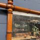 Antique faux bamboo mirror from France