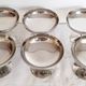 Ice cream or sorbet cups, set of 6, in 18/10 stainless steel (ref 24 / 25)