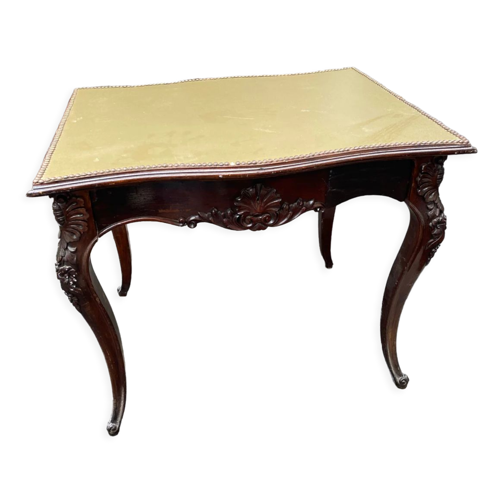 Office in wood and leather