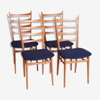 Ensemble de quatre chaises Allemagne années 1960