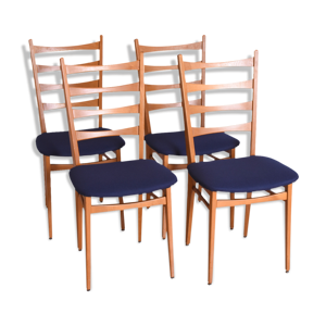Ensemble de quatre chaises - allemagne 1960