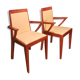 Pair of bridge chairs