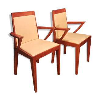 Pair of bridge chairs