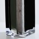 Art Deco vase in black green opaline glass Anatole Riecke 1939