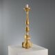 Candélabre ancien en bois sculpté et doré, Italie, XIXe siècle