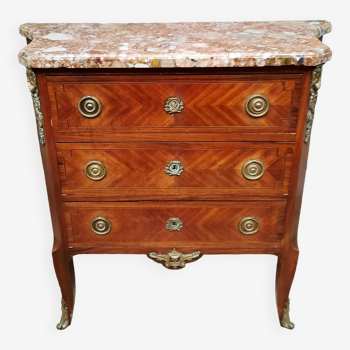 Commode en marquetterie transition