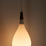 Opaline suspension drop of water by Holmegaard, 1960