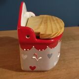 Salt box ceramic matches