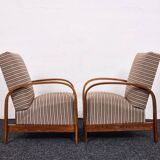 Fauteuils Art Déco hongrois, modèle 445, Szék és Faárugyár, Hongrie 1930