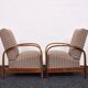 Fauteuils Art Déco hongrois, modèle 445, Szék és Faárugyár, Hongrie 1930