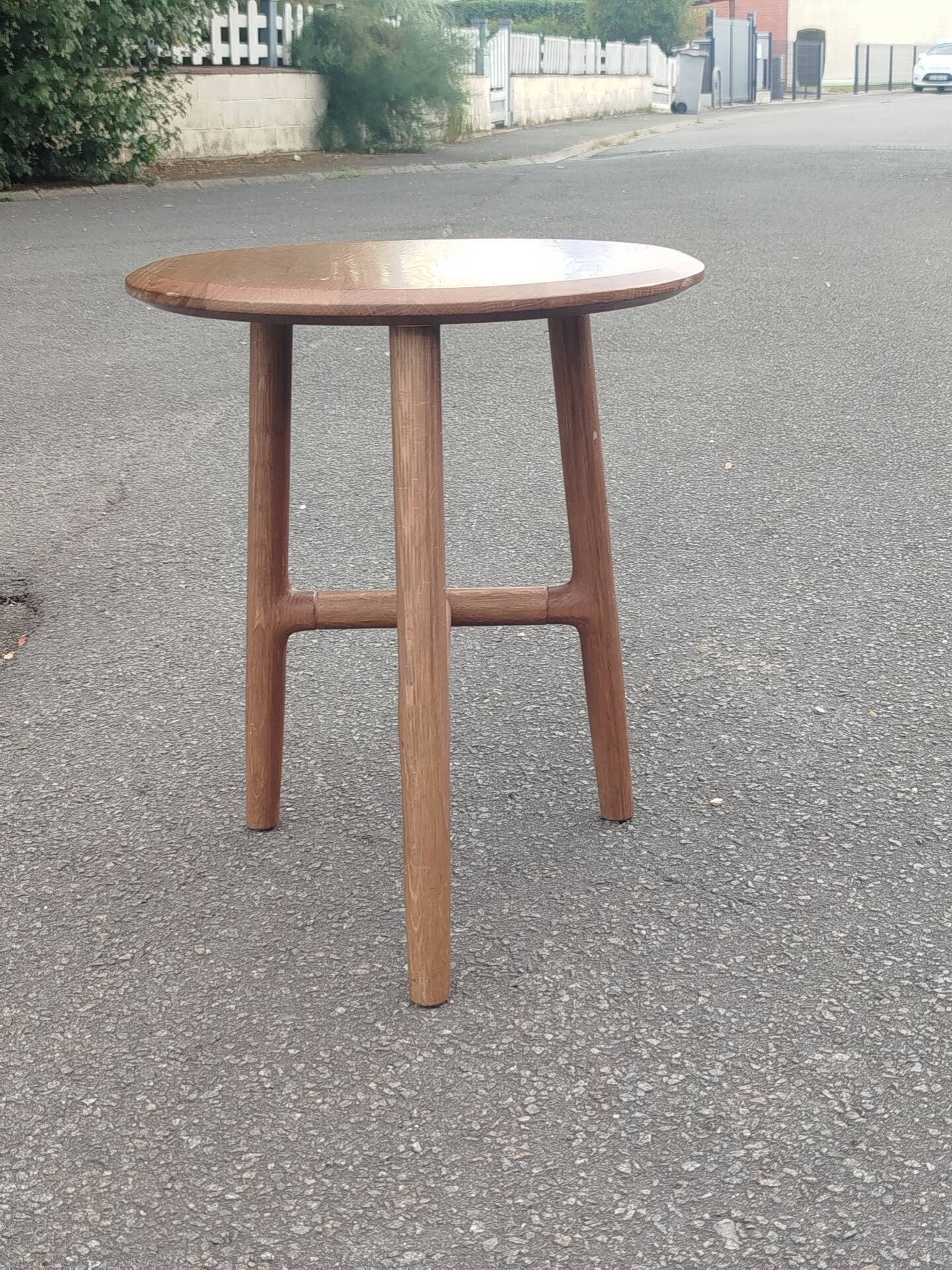 Set of 3 stools scandinavian side tables sancal nudo