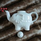 Elephant porcelain teapot