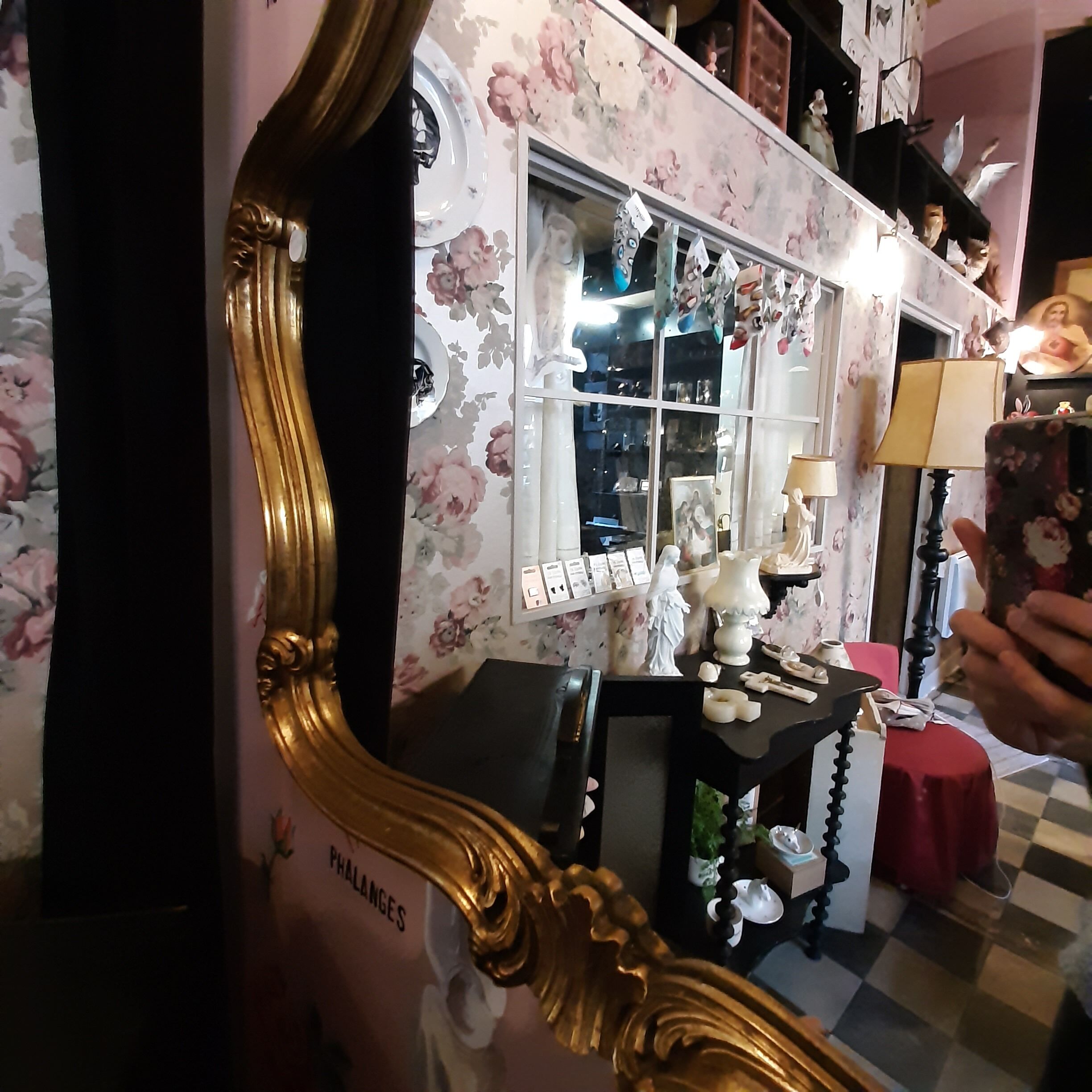 Miroir fin XIXe 77x69cm