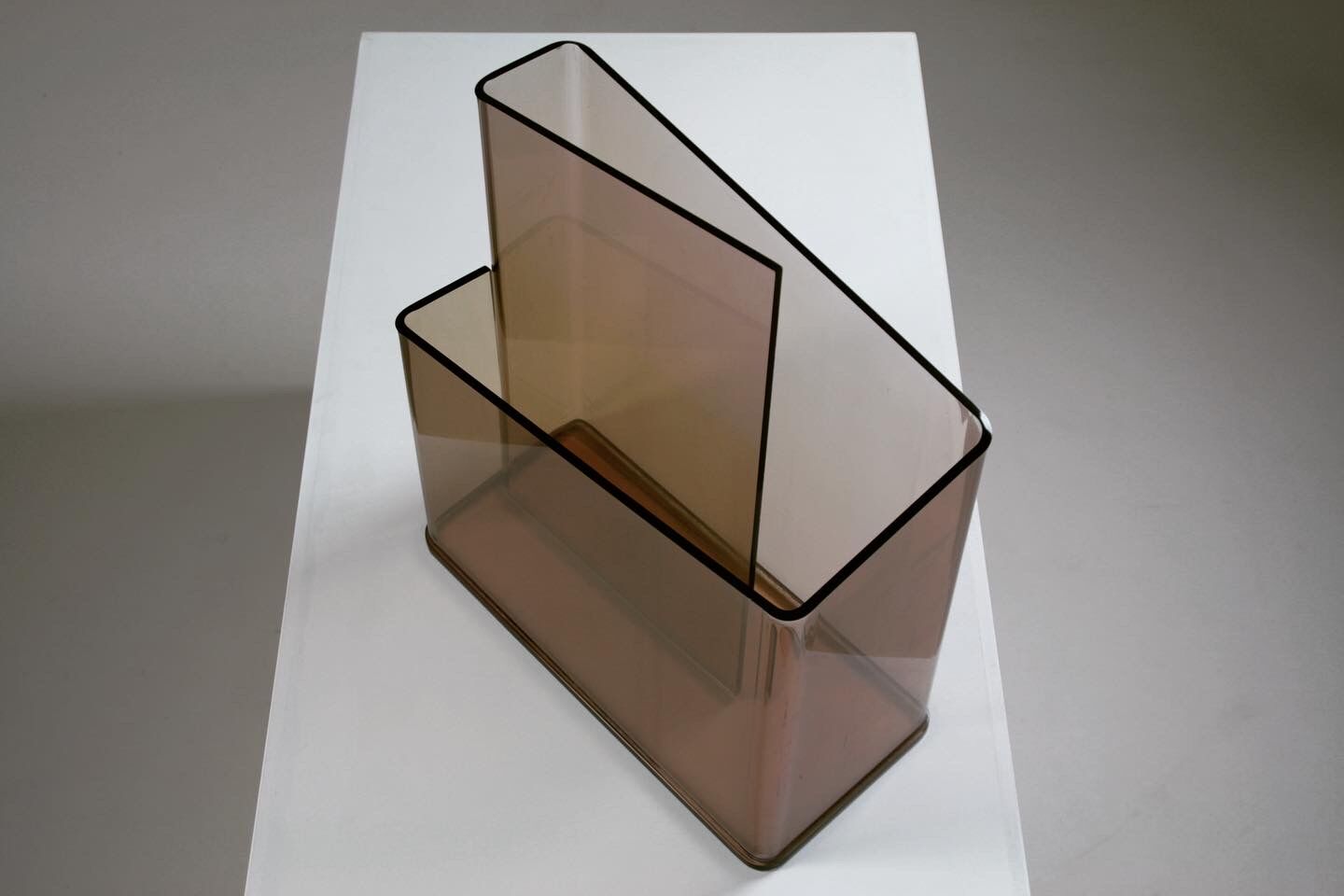 Plexiglass magazine rack for Roche Bobois, France 1970s