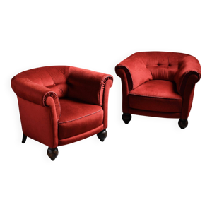 paire de fauteuils en
