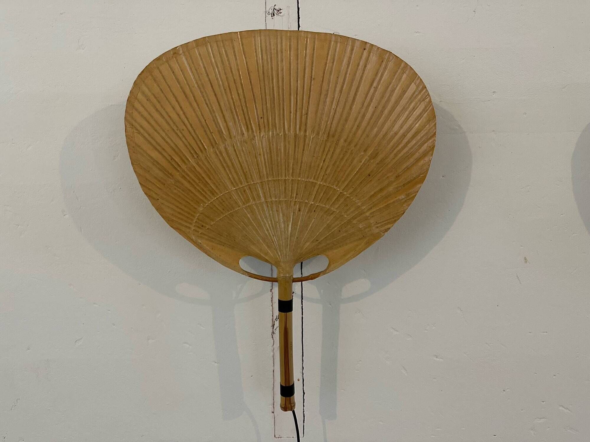 Pair Of Ingo Maurer Uchiwa III Wall Lamps For M-Design, 1973