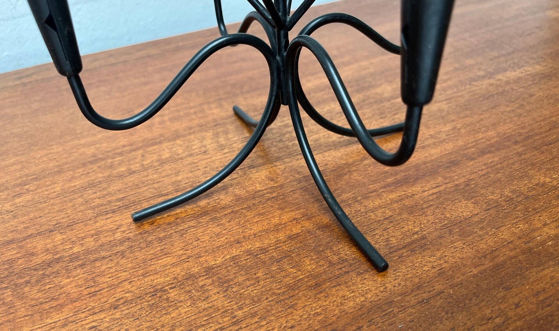 Mid-century Scandinavian metal candle holder by Gunnar Ander, 1960s.