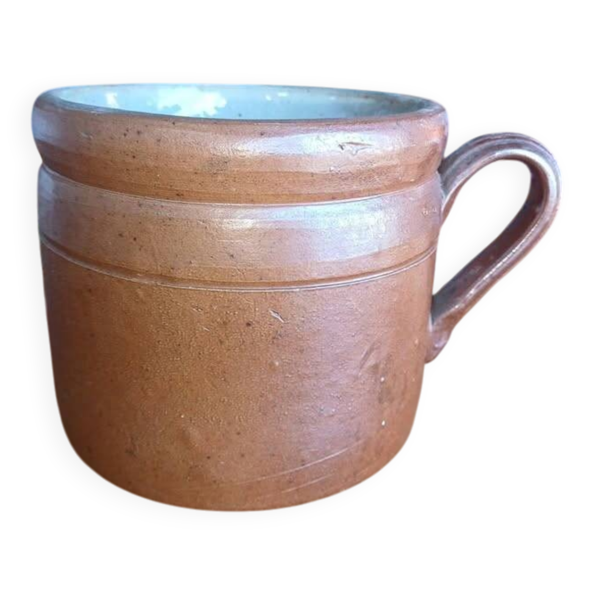 Large mug / Antique stoneware mug