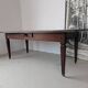 Campaign table in solid oak, Directoire style.