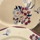 6 Vintage flat plates in Luneville earthenware evreux model
