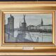 Vintage reproduction Bernard Buffet La Rochelle, the 3 towers