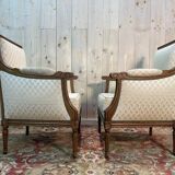Pair of Louis XVI style shepherdesses