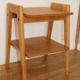 Light oak bedside table 1950