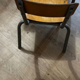 Vintage early childhood school table and chair.