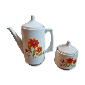Porcelain coffee maker l'hirondelle from 1980
