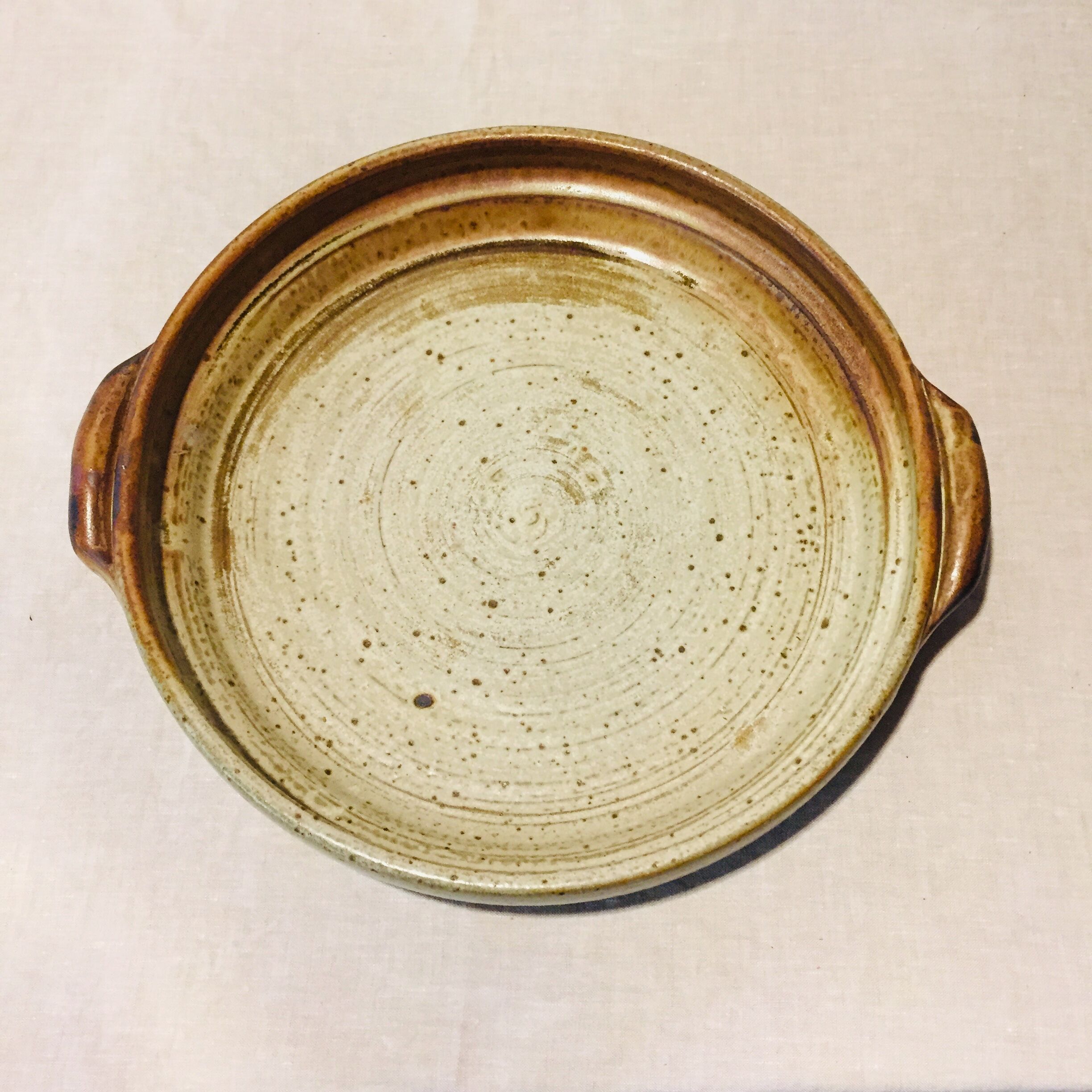 Brutalist sandstone hollow flat, handcrafted, vintage 70s