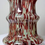 Speckled glass vase with aventurine and copper inclusions in the Art Deco Legras style