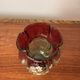 Antique Legras Rubina vase – Floral enamelled glass – Art Nouveau