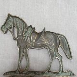 Porte-clés, porte-serviettes, ou porte- torchons mural en forme de cheval harnaché