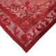 Handmade Bohemian Turkish 1970s 194 cm x 315 cm Red Carpet