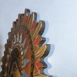 Decorative frame mirror sun