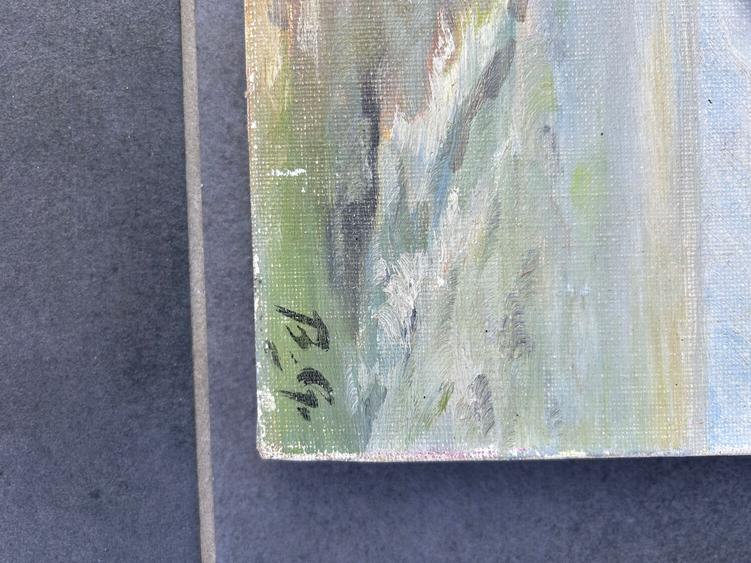 Seaside Hamlet Painting