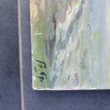 Seaside Hamlet Painting