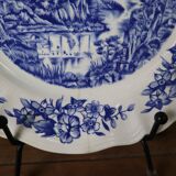 4 assiettes à dessert vintage Sarreguemines modèle Castle