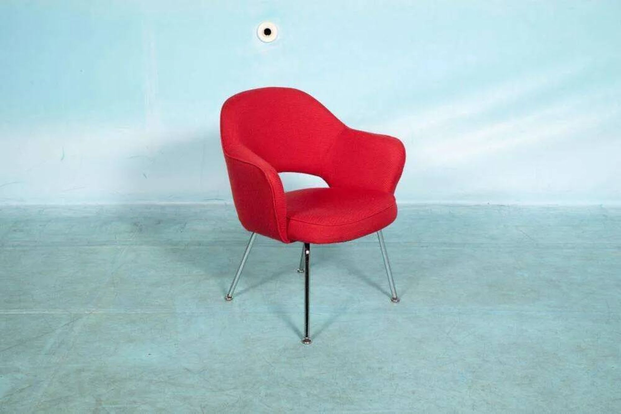 Chaise exécutive Knoll Saarinen des années 1960, époque spatiale.