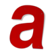 Ancient letter aluminium sign dibond