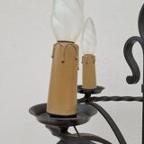 Candelabra floor lamp wrought iron candlestick